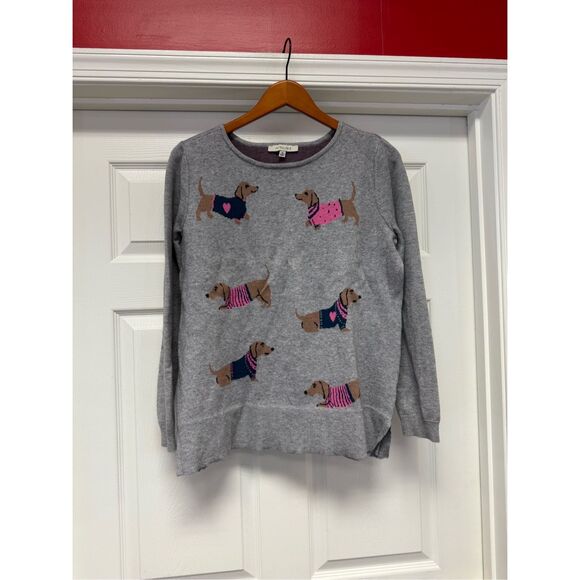 Astrologie Gray DachshundCrew Neck Sweater sz M EUC - Picture 1 of 7